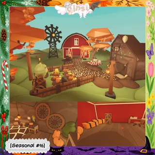 Halloween Pumpkin Farm Seasonal Adopt Me Home House Build