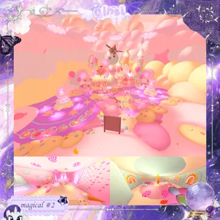 Candy Landscape Magical Adopt Me Home House Build