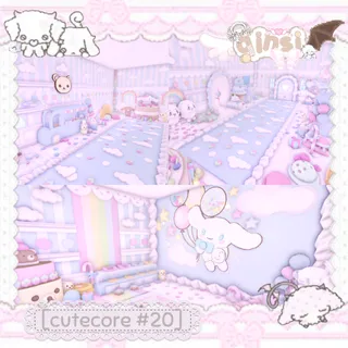 Cinnamoroll Rilakkuma Pet Grind House Kawaii Cutecore Adopt Me Home House Build