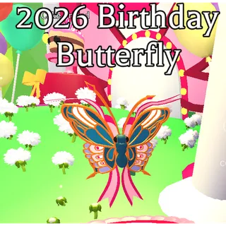 285x 2026 Birthday Butterfly 🦋 Adopt Me Pet