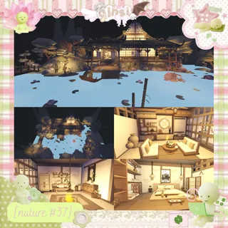 Japanese Ryokan Nature Adopt Me Home House Build