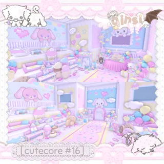Dessert Party Kawaii Cutecore Adopt Me Home House Build Pet Grind House