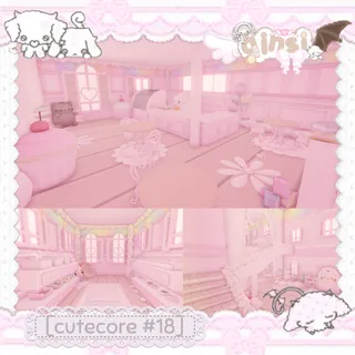 Cupcake Pink Bakery Kawaii Cutecore Adopt Me Home House Build Pet Grind House