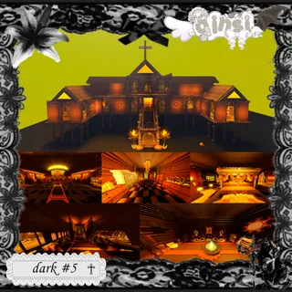 Victorian Church Dark Adopt Me Home House Build