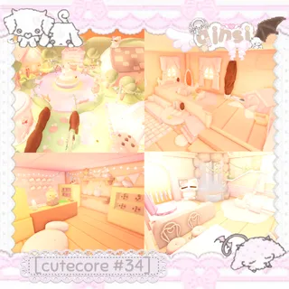 Kitty Town Kawaii Cutecore Adopt Me Home House Build
