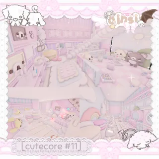 Rilakkuma Cloud Bunk Kawaii Cutecore Adopt Me Home House Build Pet Grind House Daycare Nursery