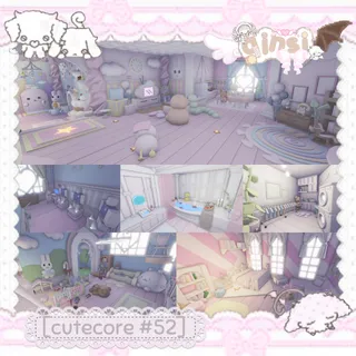 Molang / Miffy Kawaii Cutecore Adopt Me Home House Build