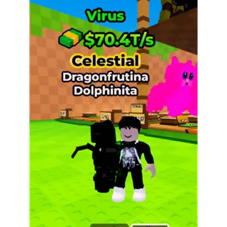 Kick a Lucky Block Virus Dragonfrutina Dolphinita