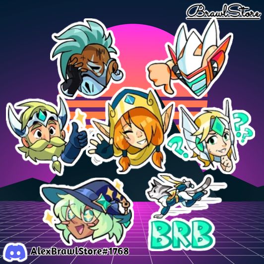 Brawlhalla - Emoji Pack - Game Items - Gameflip