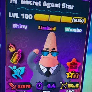 Maxed Secret Agent Star