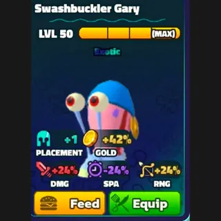 Swashbuckler Gary max