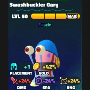 swashbuckler Gary max