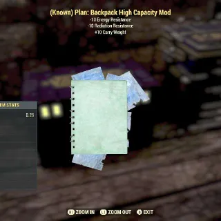 Backpack Mod: High Capacity