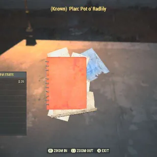 Pot O' Radlilly Plan