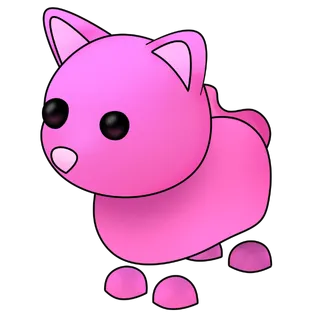 pink cat pc roblox adopt me 