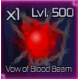 Vow of blood beam | jujutsu infinite