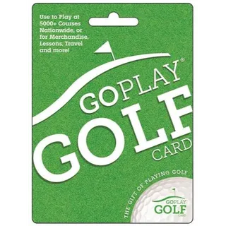 $100.00 USD GO PLAY GOLF GIFT CARD -- AUTO DELIVERY