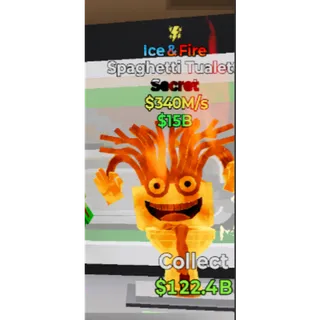 Fortnite Steal The Brainrot Ice & Fire Spaghetti Tualetti