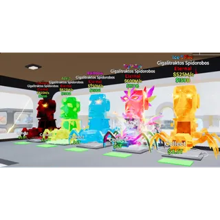 Fortnite Steal The Brainrot 5x Gigalitraktos Spidorobos