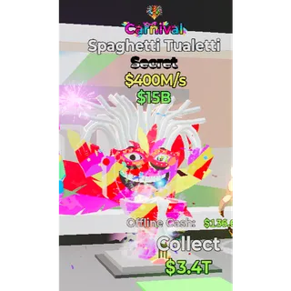 Fortnite Steal The Brainrot Carnival Spaghetti Tualetti