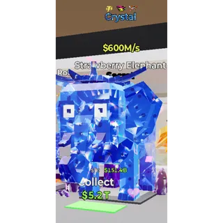 Fortnite Steal The Brainrot Crystal Strawberry Elephant
