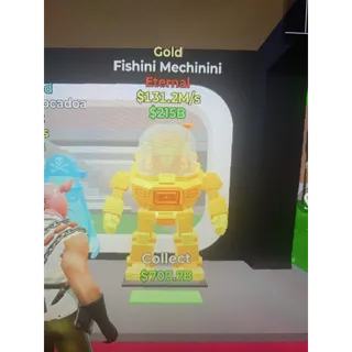 Fortnite Steal The Brainrot Gold Fishini Mechinini