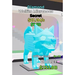Fortnite Steal The Brainrot Diamond Wolfito Micronodo