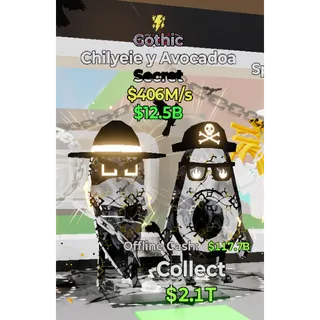 Fortnite Steal The Brainrot Gothic Chilyeie y Avocadoa