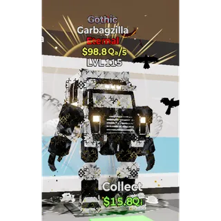 Fortnite Steal The Brainrot Gothic Garbagzilla