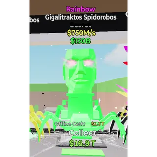 Fortnite Steal The Brainrot Rainbow Gigalitraktos Spidorobos