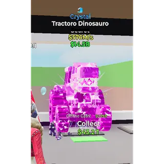 Fortnite Steal The Brainrot Crystal Tractoro Dinosauro