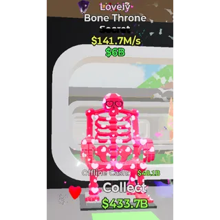 Fortnite Steal The Brainrot Lovely Bone Throne 
