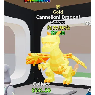 Fortnite Steal The Brainrot Gold Cannelloni Dragoni