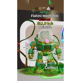 Fortnite Steal The Brainrot Jungle Fishini Mechinini