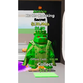 Fortnite Steal The Brainrot Zombie Krr Krr Kataking