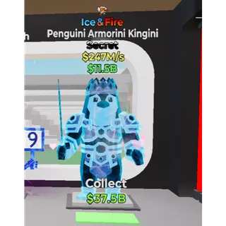 Fortnite Steal The Brainrot Ice & Fire Penguini Armorini Kingini