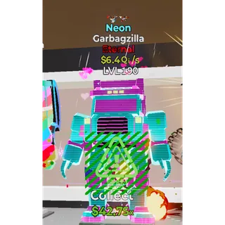 Fortnite Steal The Brainrot Neon Garbagzilla
