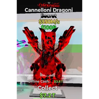 Fortnite Steal The Brainrot Darkness Cannelloni Dragoni