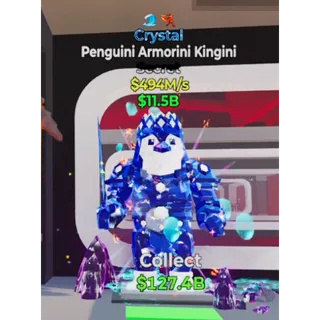 Fortnite Steal The Brainrot Crystal Penguini Armorini Kingini