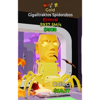 Fortnite Steal The Brainrot Gold Gigalitraktos Spidorobos
