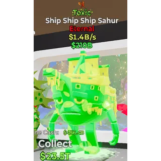Fortnite Steal The Brainrot Toxic Ship Ship Ship Sahur