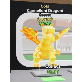 Fortnite Steal The Brainrot Gold Cannelloni Dragoni 