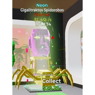 Fortnite Steal The Brainrot Neon Gigalitraktos Spidorobos