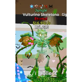 Fortnite Steal The Brainrot Jungle Vulturino Skeletono