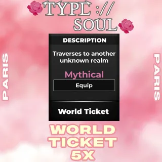 World Ticket 5X