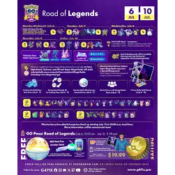200 × ROAD OF LEGENDS  ALL LEGENDARY MYTHICAL & ULTRA BEAST RAIDS July 6 2026 iOS & Android Support PRE ORDER NOW 