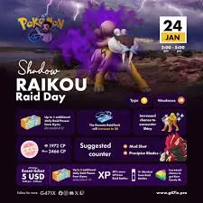  30× SHADOW RAIKOU SHADOW RAIDS Saturday, 24 January 2026 EVENT TIME: 2:00 PM – 5:00 PM Android & iOS both supported