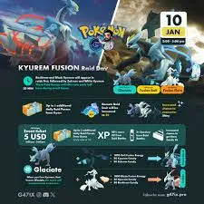 60 x KYUREM FUSION RAID DAY PRE ORDER AVILABLE –  Slots are LIMITED due to the short event window - Book now !