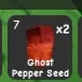 Grow a garden | 2x Ghost Pepper seed