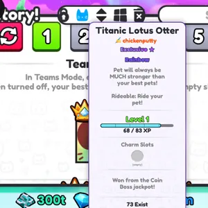 titanic rainbow otter